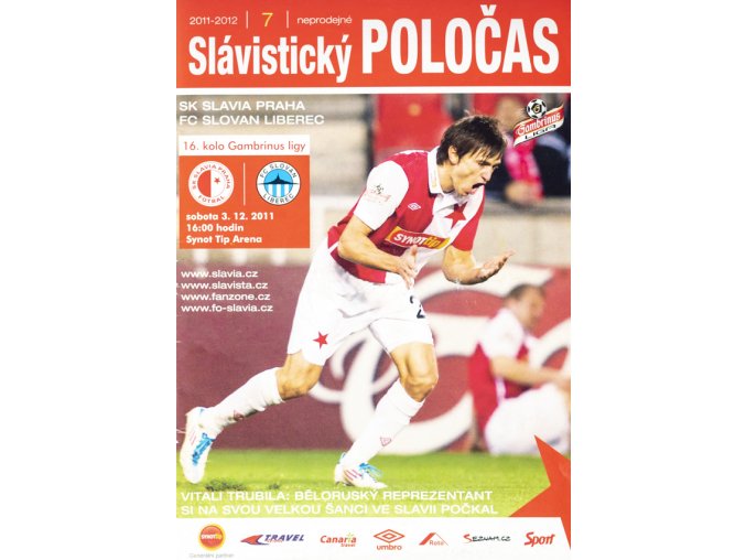 Slávistický POLOČAS SK SLAVIA PRAHA v. FC Liberec , 2011