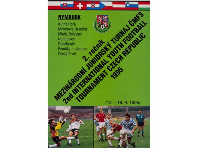 Program fotbal, 2. ročník mez. turnaje ČMFS, 1995