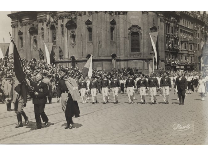 Fotografie SOKOL, nástup Belgie (1)