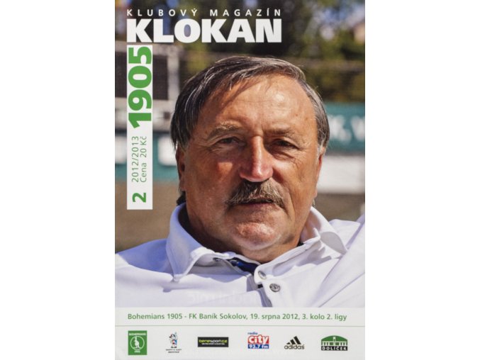 Program Klokan 1905, Bohemians 1905 v. Baník Sokolov, 22012