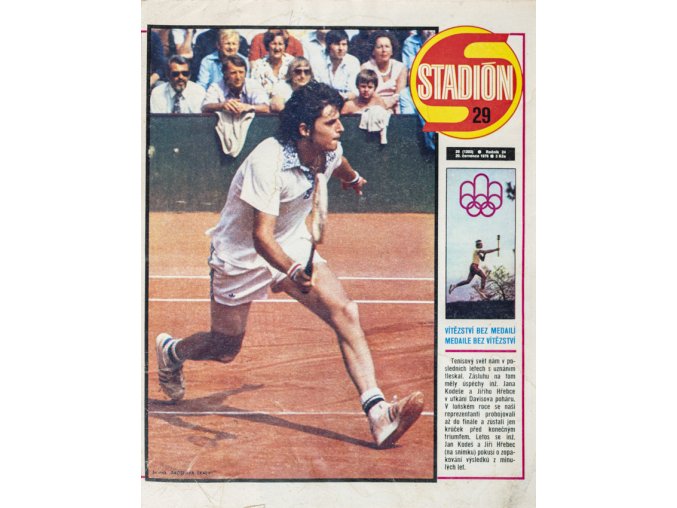 Časopis STADION, ročník XXVI, 20.VIII.1976, číslo 29