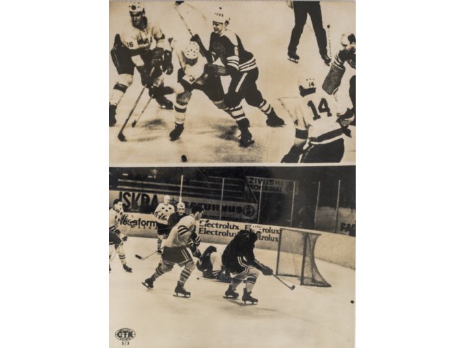 Fotografie ČTK, hokej ČSSR, USA, Švédsko, 1963