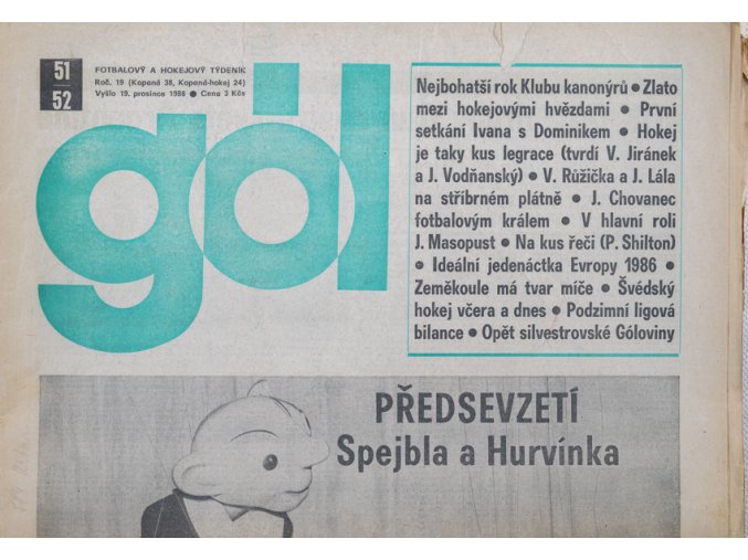 GÓL. Fotbalový a hokejový týdeník, 38241986