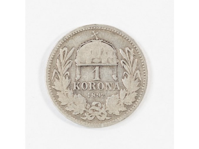 František Josef, 1 koruna, 1892 Ag (1)