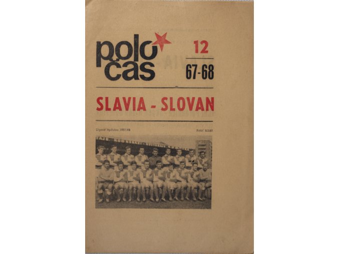 POLOČAS SLAVIA SLOVAN, 1967 1968DSC 4657