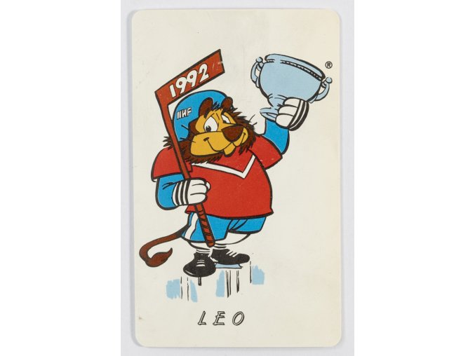 Sběratelská telefonní karta, MS hokej 1992 (1)
