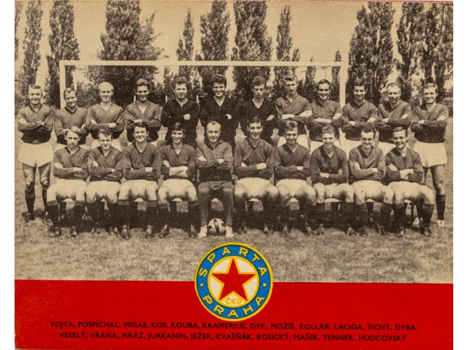 Tiskovina, Pozdrav s písničkou, AC Sparta, 1967 (1)