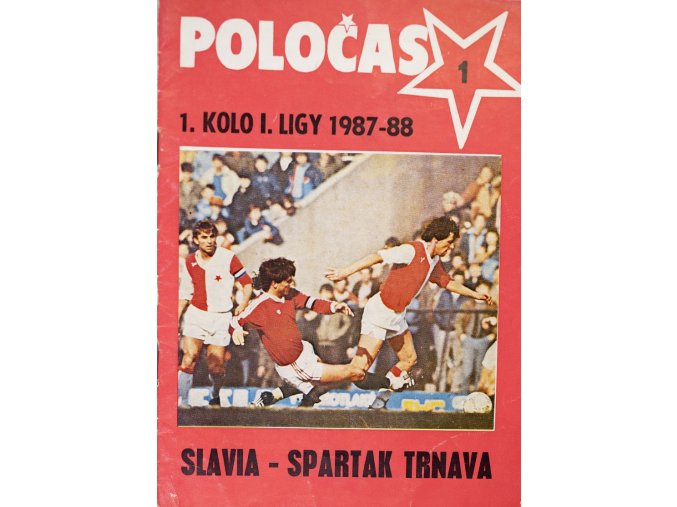 POLOČAS SLAVIA Praha vs. Spartak Trnava 1987 88