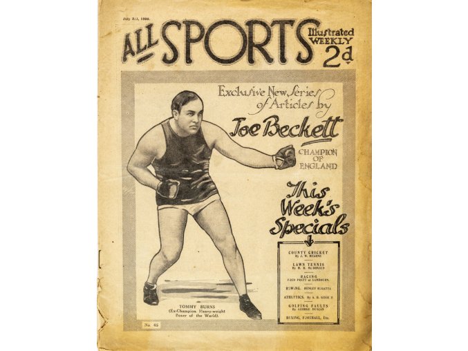 Noviny, All Sports, Illistrated Weekly, 1920 (1)