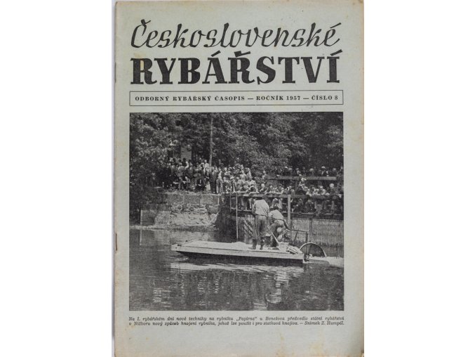 Časopis Československé Rybářství, 81957