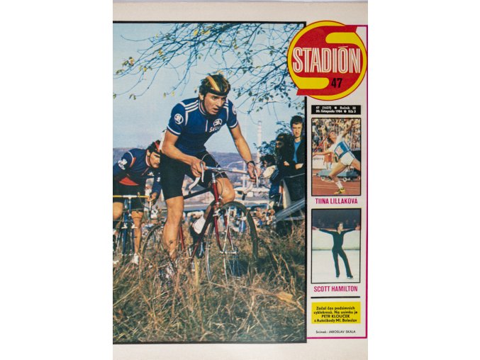 Časopis STADION, ročník XXXII, 20.XI.1984, číslo 47 (1)