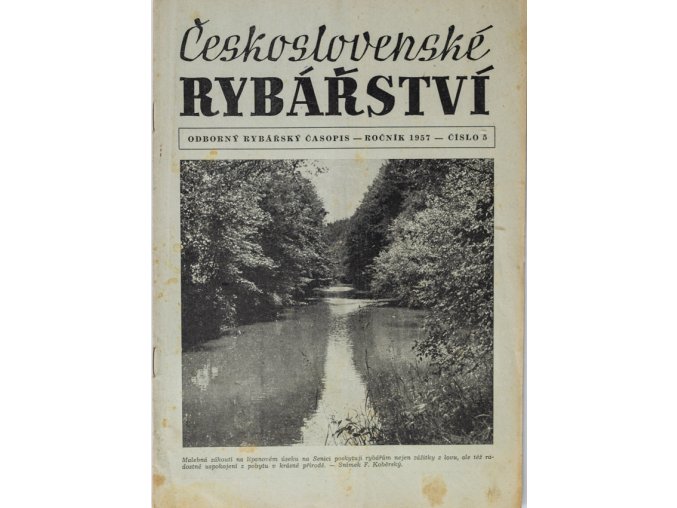 Časopis Československé Rybářství, 51957