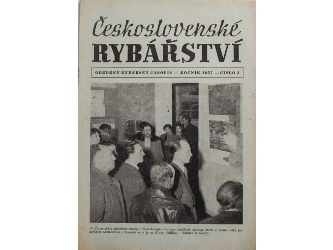 Časopis Československé Rybářství, 31957