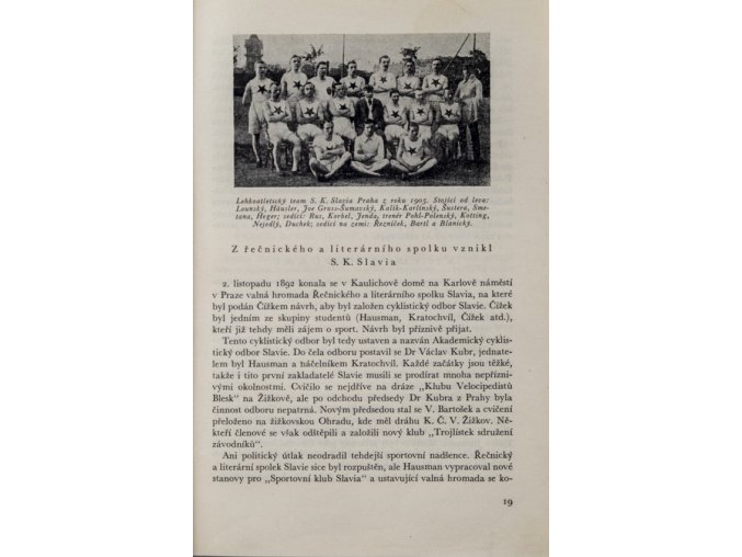 Kniha Slavné postavy naší atletiky, 1946 (2)