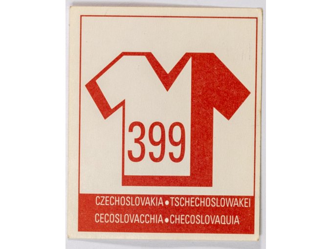 Kartička Czechoslovakia, 399 (2)