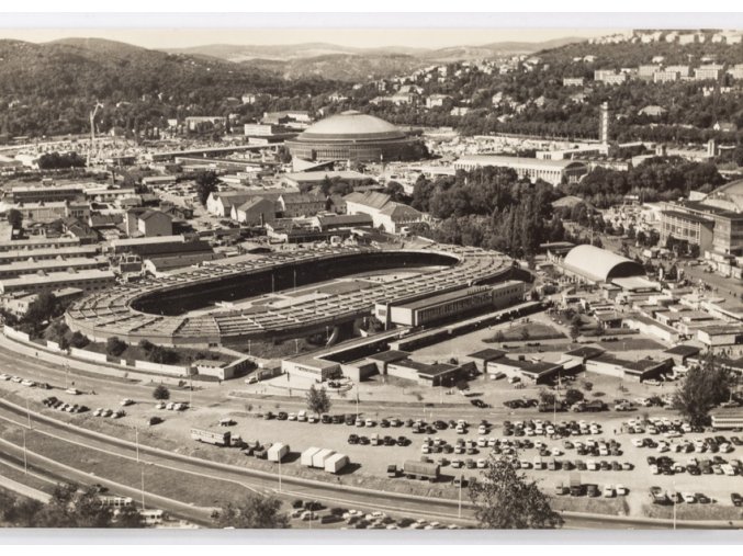 Pohlednice stadión , Brňenský velodrom v areálu BVV (1)