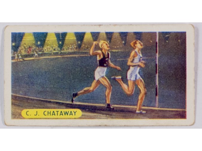 Kartička sběratelská, C. J. Chataway (1)