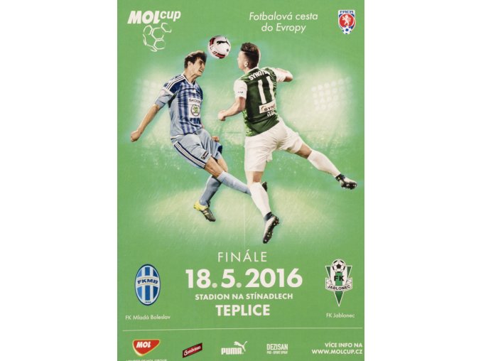 Program FK Boleslav v.FK Jablonec, finále poháru, 2016