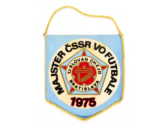 Klubová vlajka Majster ČSSR vo futbale, 1975 , Slovan Bratislava (1)