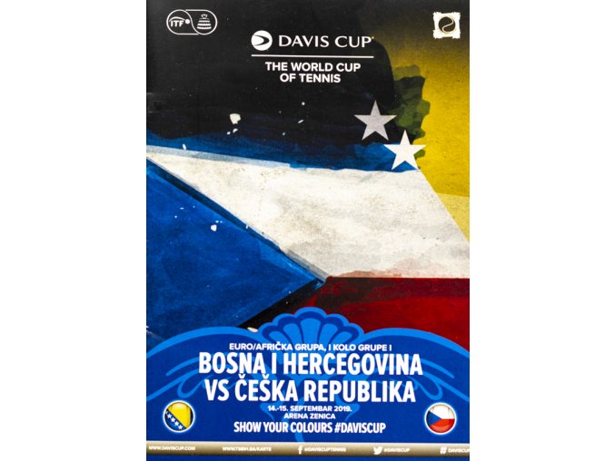 Official Program Davis Cup, Bosna i Hercegovina v. Czech rep., 2019