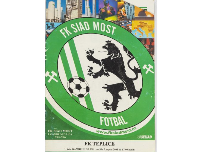 Program fotbal, FK Siad Most v. FK Teplice, 2005