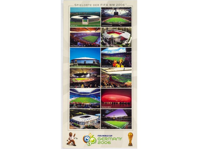 Pohlednice, Stadiony, MS FIFA 2006, Germany (1)