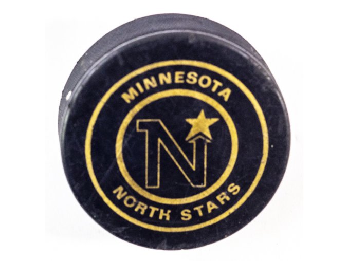 Puk , Minnesota North Stars NHL, Hockey Sur Glace (1)
