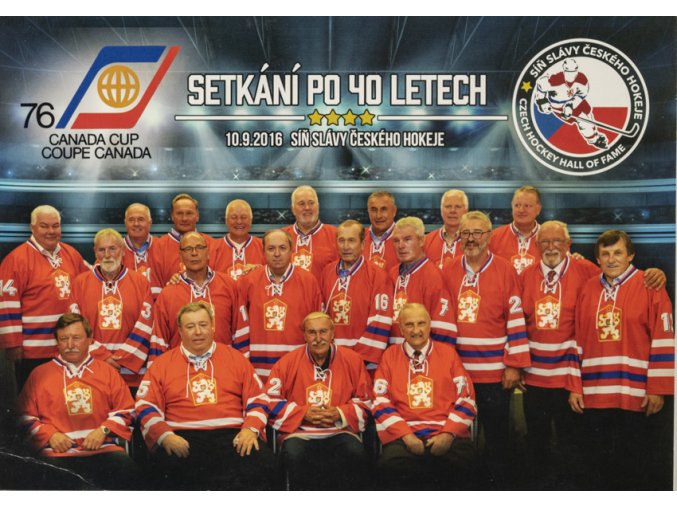 Reklamní pohlednice, Canada Cup 76, Setkání po 40 letech (1)