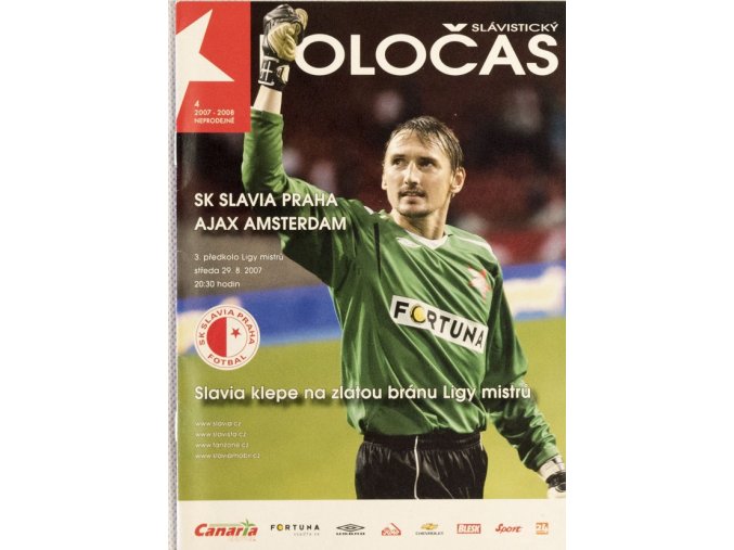 Slávistický POLOČAS SLAVIA Prague vs. Ajax Amsterdam