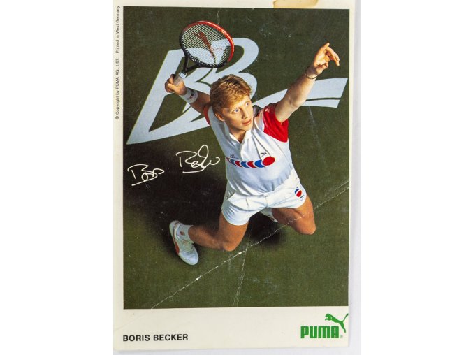 Podpisová karta, Boris Becker, Puma
