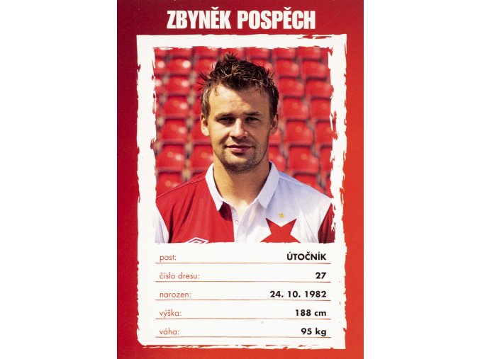Podpisová karta, Zdeněk Pospěch, Slavia Praha (1)