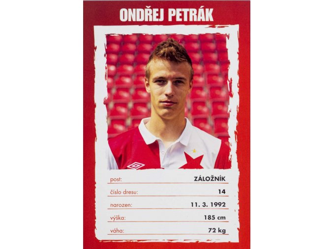Podpisová karta, Ondřej Petrák, Slavia Praha (1)