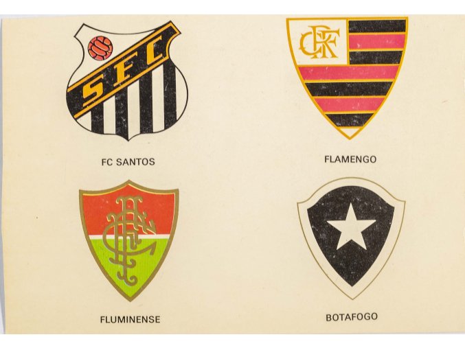 Kartička , Santos, Flamengo, Fluminese, Botafogo (1)