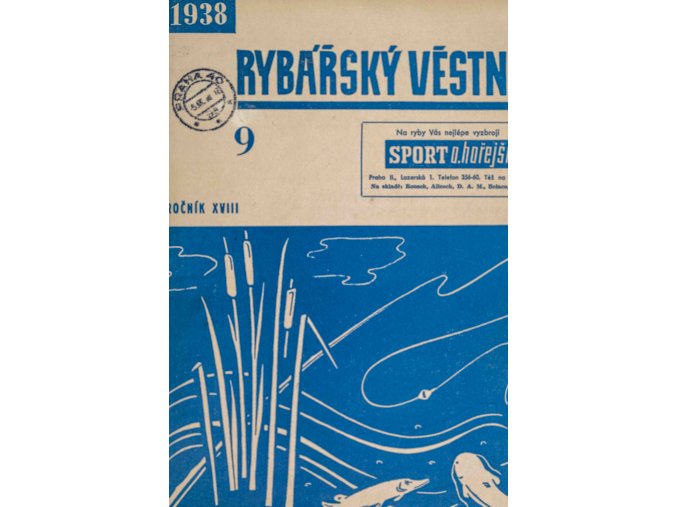 Časopis Rybářský věstník 91938 (1)