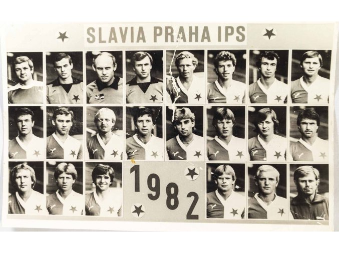 Foto Slavia Praha IPS, 1982