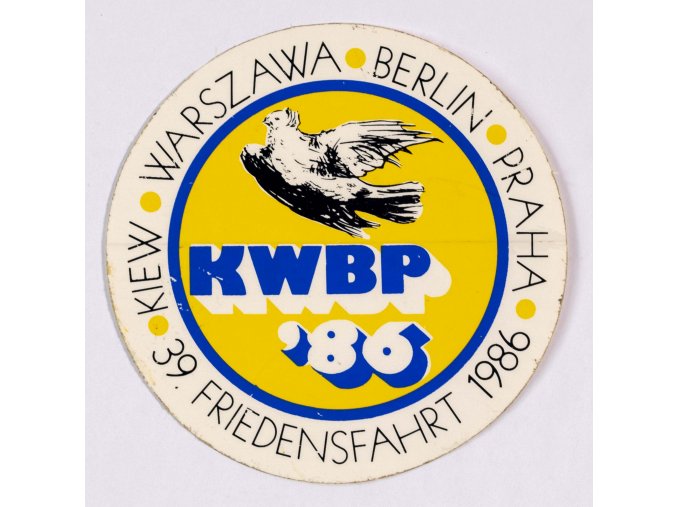 Samolepka, KWBP, 1986