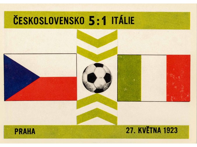 Kartička 18, Československo v. Itálie, 51 (1)