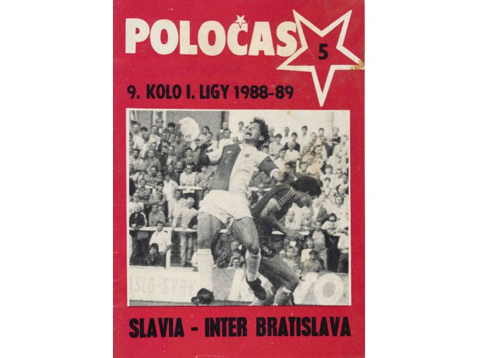 Poločas Slavia Praha IPS vs. Inter Bratislava 1988 89 (5)