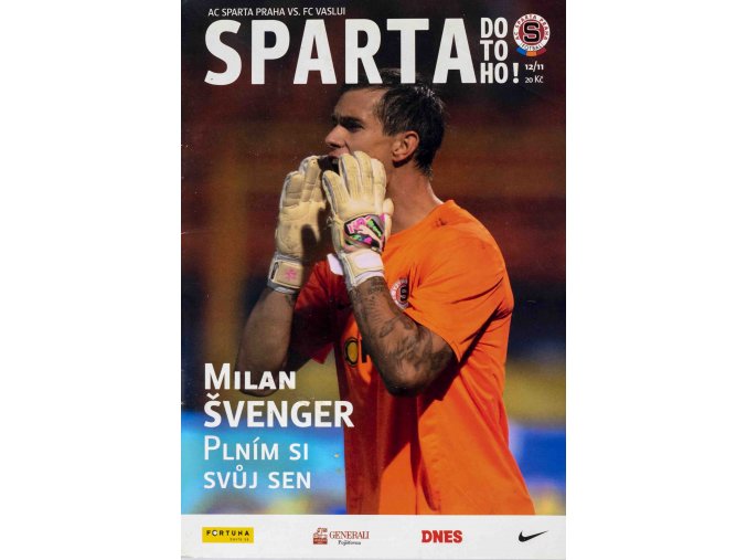 Program Sparta v. FC Vaslui, 1211, Milan Švenger