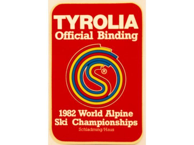 Samolepka World Alpine Ski Championsfips, 1982