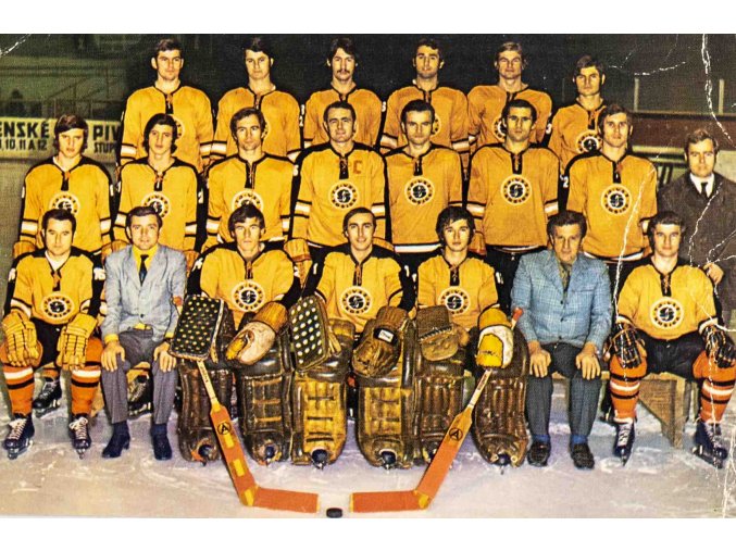 Pohlednice, hokej, Košice, 1973, ořez (1)