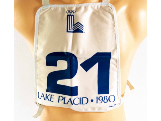 Startovní číslo, lyže, Lake Placid, 1980 21