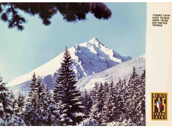 Pohlednice Vysoké Tatry, FIS MS, 1970 (1)