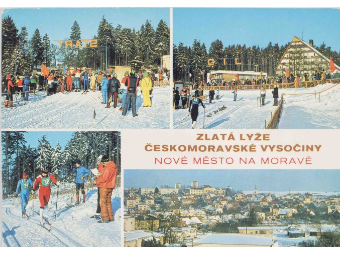 Pohlednice Zlatá lyže, Nové město na Moravě (1)