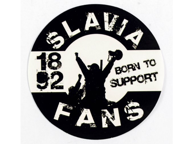 Samolepka Ultras, Slavia fans born tu support