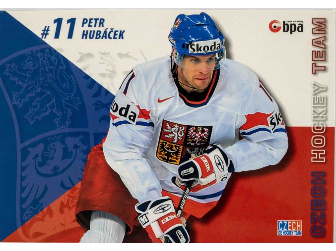 Hokejová karta, Czech hockey team, Petr Hubáček