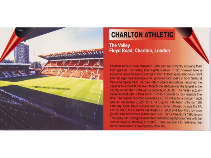Pohlednice stadion DL, Charlton Athletic (1)