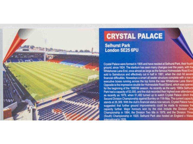 Pohlednice stadion DL, Crystal Palace, Selhurst Park (1)