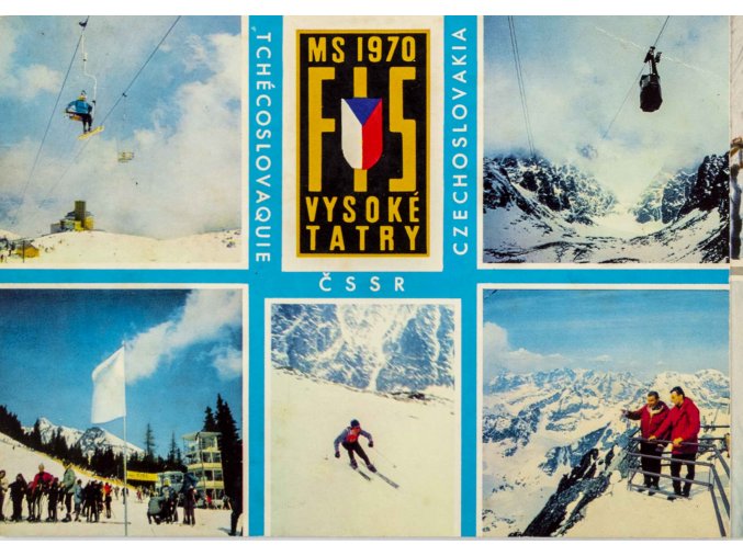 Pohlednice Vysoké Tatry, MS FIS, 1970, ČSSR (1)