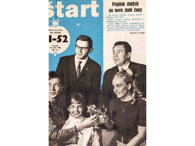 Časopis ŠTART, ročník XII, 1968, číslo 51 52